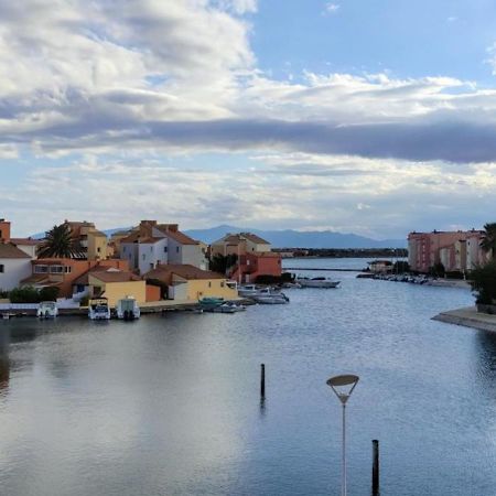 Studio Avec Vue Sublime Sur L'Etang Et Les Montagnes Catalanes Le Barcarès Exterior foto